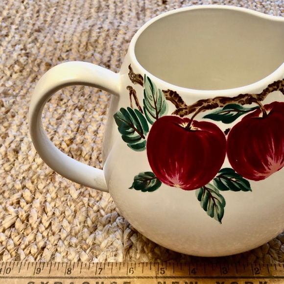 🍎 SALE Large 64oz Pitcher, NANCY CALHOUN Bella Roma Cafe Classico - Picture 5 of 9